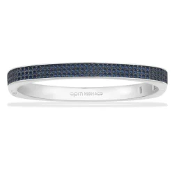 APM Monaco Chunky Blue Bangle- Bracelets