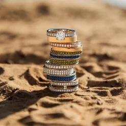 APM Monaco Chunky Khaki Ring- Rings