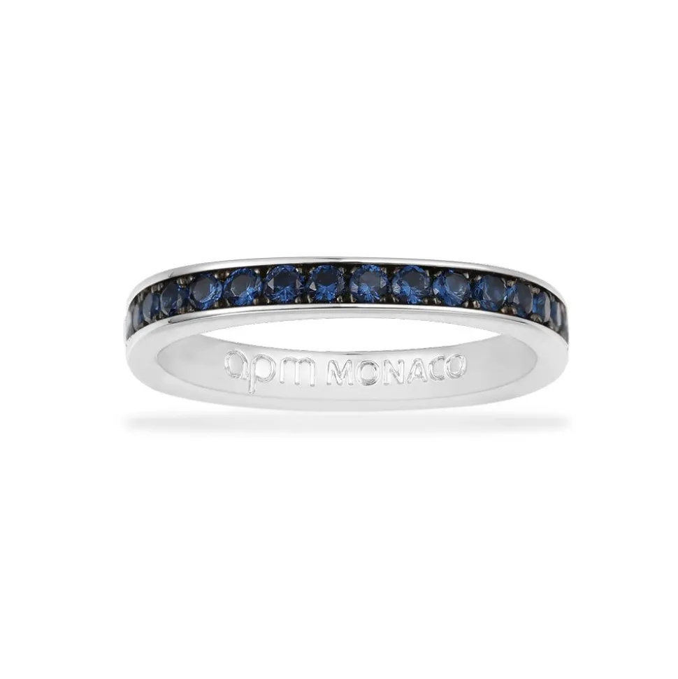 APM Monaco Dainty Blue Ring- Rings