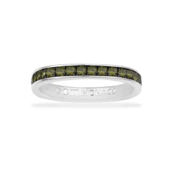 APM Monaco Dainty Khaki Ring- Rings