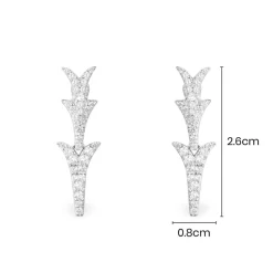 APM Monaco Dragon Tail Drop Earrings- Earrings