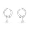 APM Monaco Earrings With Pear Stones- Earrings