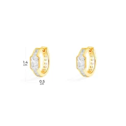 APM Monaco Eclat Hoop Earrings- Earrings