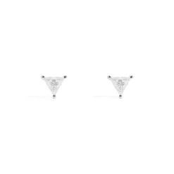 APM Monaco Eclat Triangle Stud Earrings- Earrings