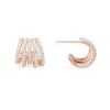 APM Monaco Five-Hoop Earrings- Earrings