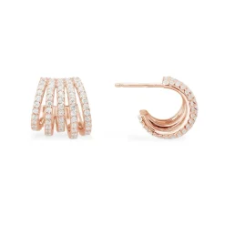 APM Monaco Five-Hoop Earrings- Earrings