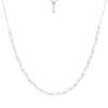 APM Monaco Flower Adjustable Necklace With Pearls- Necklaces