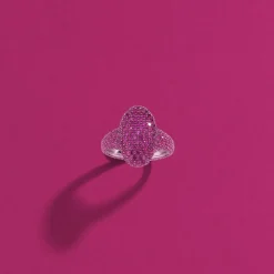 APM Monaco Fuchsia Oval Ring- Rings