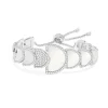 APM Monaco Half Moon Adjustable Bracelet With Nacre- Bracelets