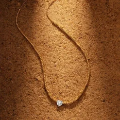 APM Monaco Heart Adjustable Necklace- Necklaces