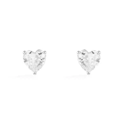 APM Monaco Heart Stud Earrings- Earrings