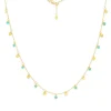 APM Monaco Hearts Adjustable Necklace- Necklaces