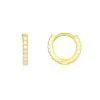 APM Monaco Huggie Earrings- Earrings