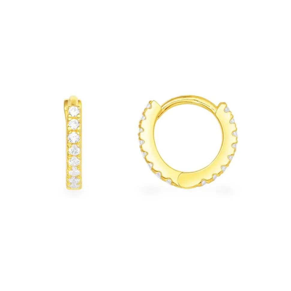 APM Monaco Huggie Earrings- Earrings