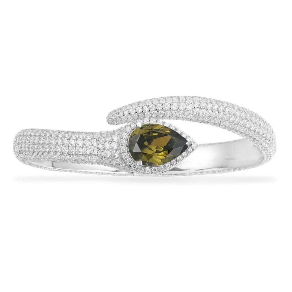 APM Monaco Khaki Pear Cuff- Bracelets