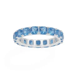 APM Monaco Lagoon Blue Square Ring- Rings