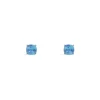 APM Monaco Lagoon Blue Square Stud Earrings- Earrings