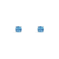 APM Monaco Lagoon Blue Square Stud Earrings- Earrings
