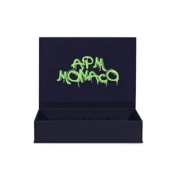 APM Monaco Large Green Graffiti Jewelry Box- Accessories