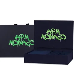APM Monaco Large Green Graffiti Jewelry Box- Accessories