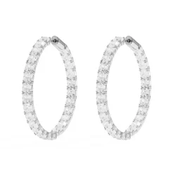 APM Monaco Large Square Hoop Earrings- Earrings