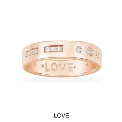 APM Monaco Love Morse Code Ring- Rings