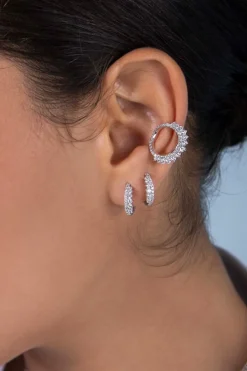 APM Monaco Lune Hoop Earrings- Earrings