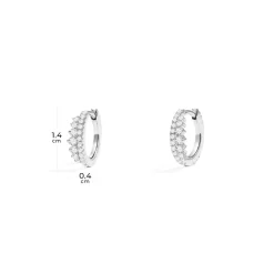 APM Monaco Lune Hoop Earrings- Earrings