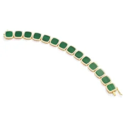APM Monaco Malachite Bangle- Bracelets