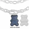 APM Monaco Master Baba Yummy Bear Adjustable Chain Necklace- Necklaces