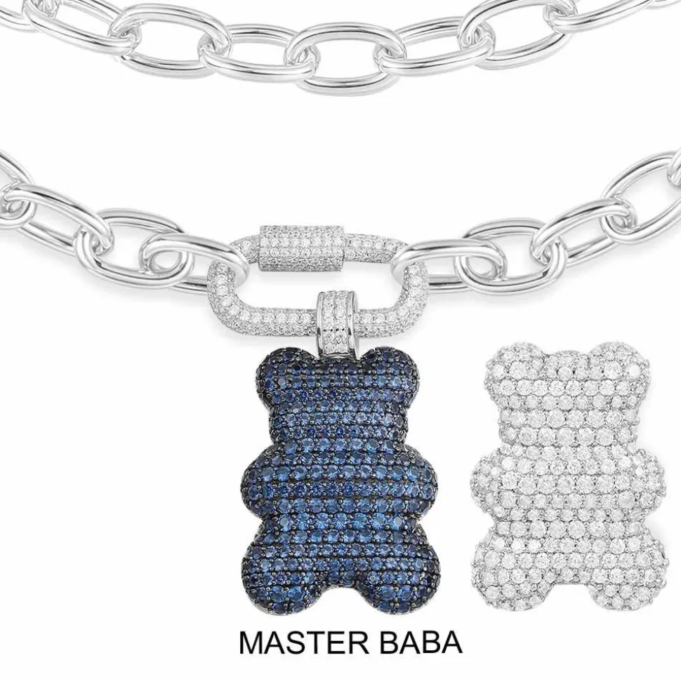 APM Monaco Master Baba Yummy Bear Adjustable Chain Necklace- Necklaces