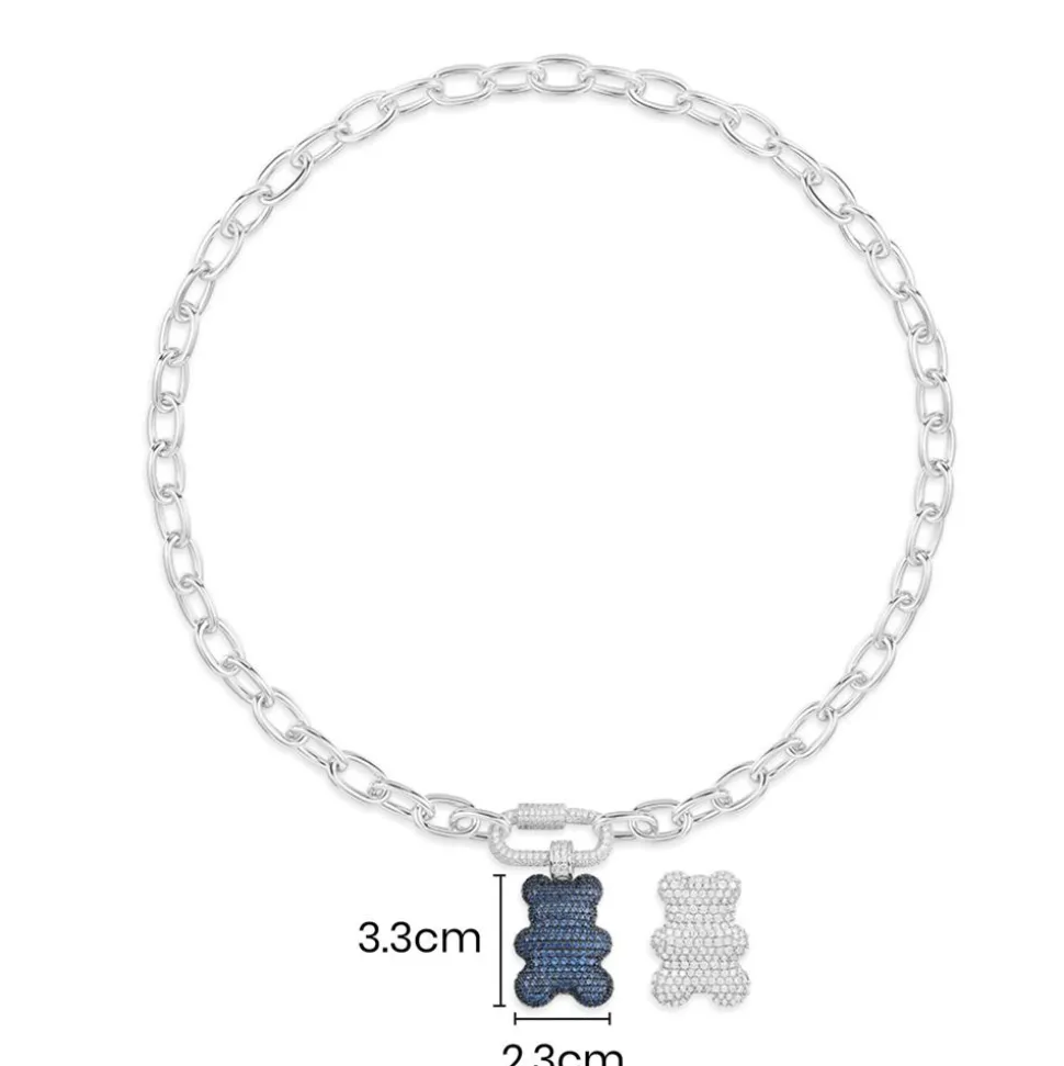 APM Monaco Master Baba Yummy Bear Adjustable Chain Necklace- Necklaces