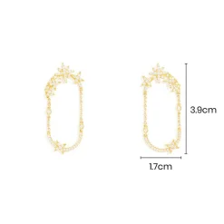 APM Monaco Meteorites Chain Earrings- Earrings