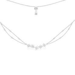 APM Monaco Meteorites Double Chain Adjustable Necklace- Necklaces