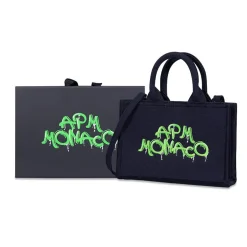 APM Monaco Mini Graffiti Tote Bag- Accessories