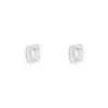 APM Monaco Mini Pave Hoop Earrings- Earrings