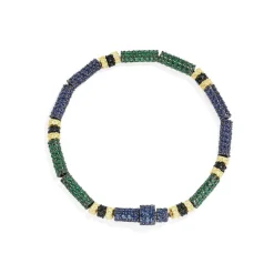 APM Monaco Multicolor Pave Bracelet- Bracelets