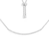 APM Monaco Pave Adjustable Necklace- Necklaces
