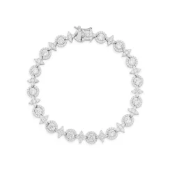 APM Monaco Pave Meteorites & Circles Bracelet- Bracelets