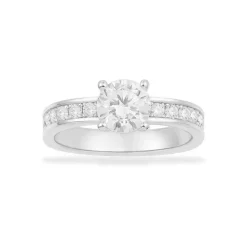 APM Monaco Pave Ring With Round Zirconia- Rings