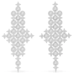 APM Monaco Pave Statement Meteorites Drop Earrings- Earrings