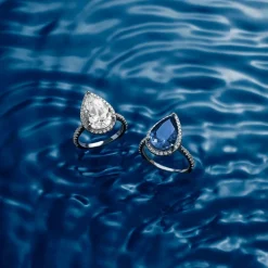 APM Monaco Pear Pave Ring- Rings