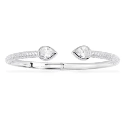 APM Monaco Pear Stones Cuff- Bracelets