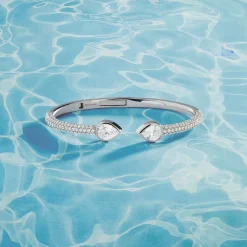 APM Monaco Pear Stones Cuff- Bracelets