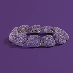 APM Monaco Purple Square Bracelet- Bracelets