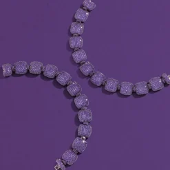 APM Monaco Purple Square Bracelet- Bracelets
