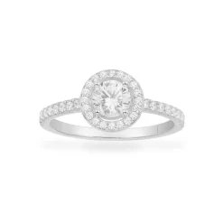 APM Monaco Round Pave Ring- Rings