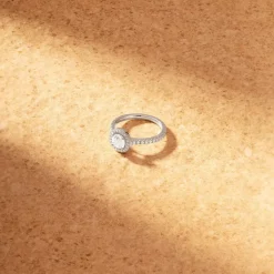 APM Monaco Round Pave Ring- Rings