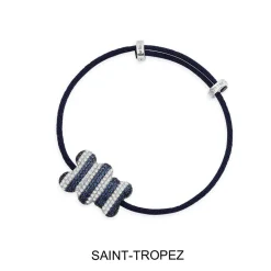 APM Monaco Saint-Tropez Yummy Bear Nylon Adjustable Bracelet- Bracelets