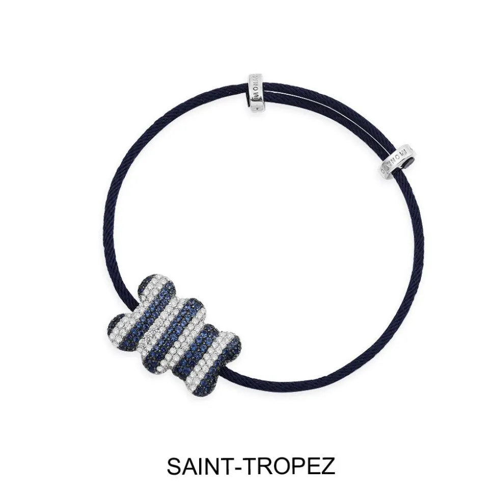 APM Monaco Saint-Tropez Yummy Bear Nylon Adjustable Bracelet- Bracelets